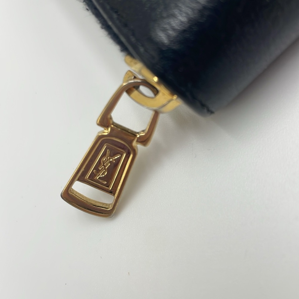 YSL EUC Black Leather Wallet - Picture 4 of 11